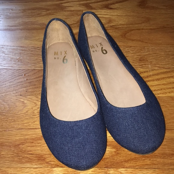 Mix No. 6 Shoes - Mix No. 6 Denim flats